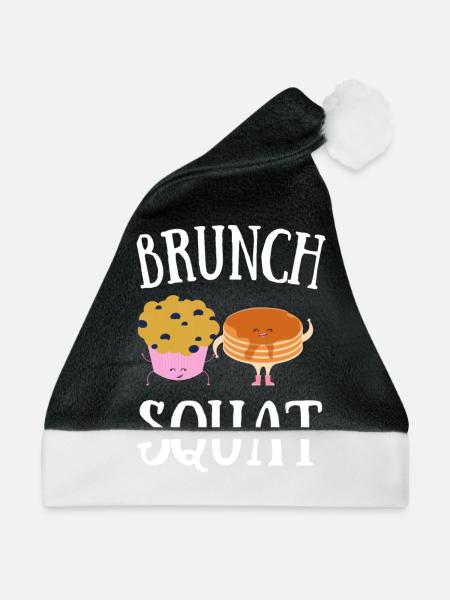 Babes Who Brunch Squat - Weihnachtsmütze - Schwarz/Weiß