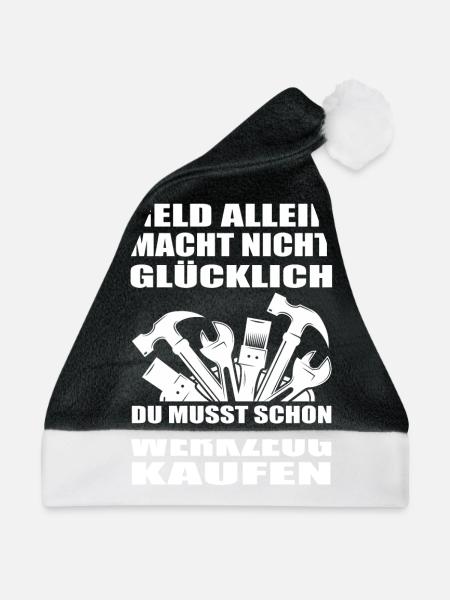 Handwerker - Weihnachtsmütze - Schwarz/Weiß - Vorne