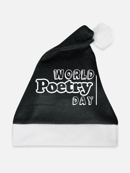 Poetry Is Lit - Weihnachtsmütze - Schwarz/Weiß