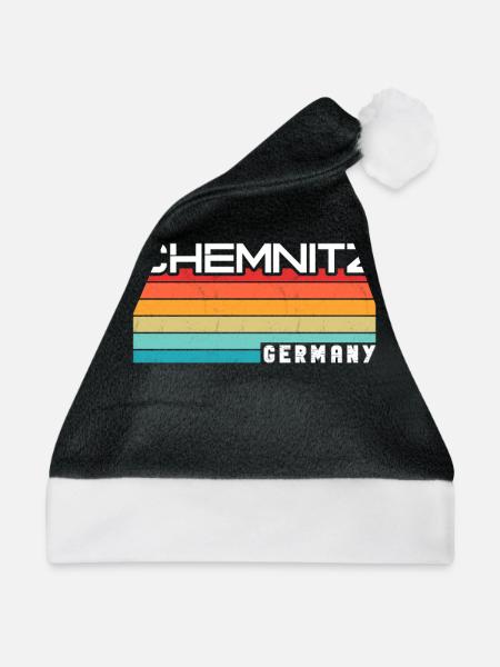 Chemnitzerin Chemnitzer Chemnitz - Weihnachtsmütze - Schwarz/Weiß