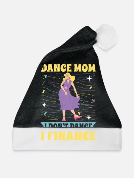 Mom Mutter Mutter Tanz Mutter - Weihnachtsmütze - Schwarz/Weiß - Vorne