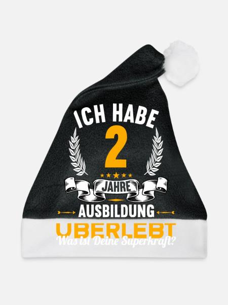 Geselle Gesellenprüfung bestanden Gesellen - Weihnachtsmütze - Schwarz/Weiß