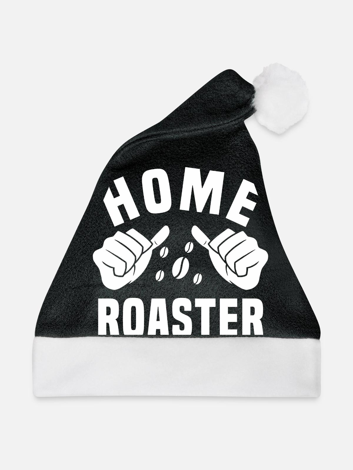 Home Röster - Weihnachtsmütze - Schwarz/Weiß - Vorne