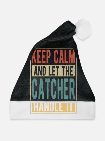 Fänger Retro Geschenk - Weihnachtsmütze - Schwarz/Weiß