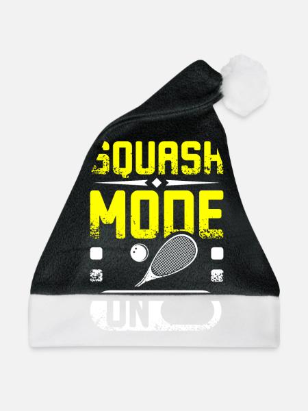 Squash mode on - Weihnachtsmütze - Schwarz/Weiß