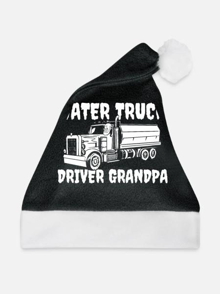 Lkw Fahrer Trucker Lastwagenfahrer - Weihnachtsmütze - Schwarz/Weiß
