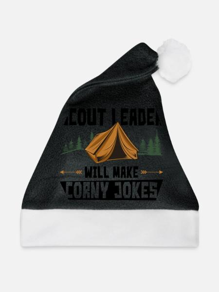 Pfadfinderleiter-design Für Einen - Weihnachtsmütze - Schwarz/Weiß