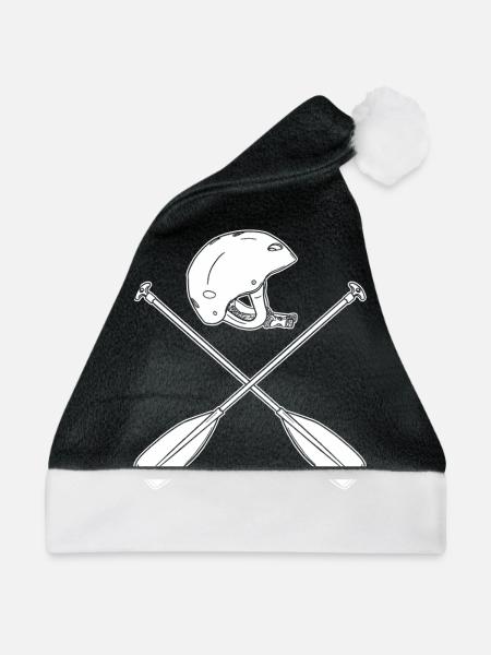 Rafting - Weihnachtsmütze - Schwarz/Weiß