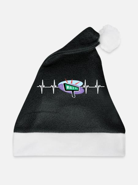 NY Stock Exchange Bull - Weihnachtsmütze - Schwarz/Weiß - Vorne