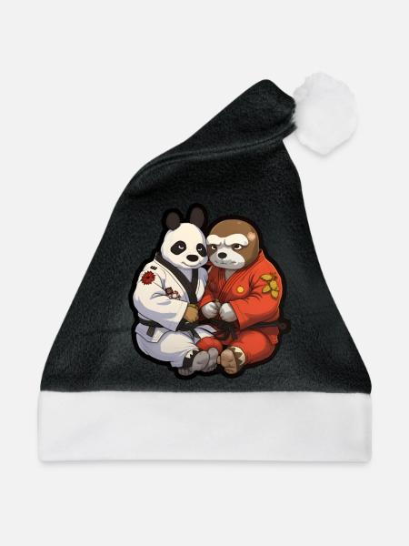 Jiu Jitsu Team - Weihnachtsmütze - Schwarz/Weiß