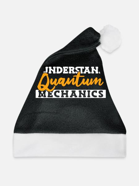 Physik Phyiker Cool Quantenphysik - Weihnachtsmütze - Schwarz/Weiß