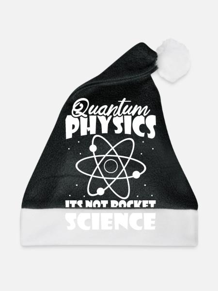Physik Phyiker Quantenphysik - Weihnachtsmütze - Schwarz/Weiß