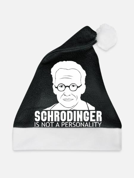 Physik Phyiker Quantenphysik - Weihnachtsmütze - Schwarz/Weiß