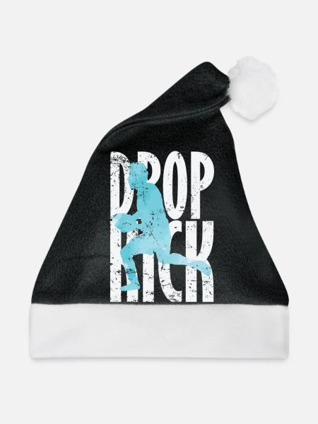 Drop Kick Rugby - Weihnachtsmütze - Schwarz/Weiß