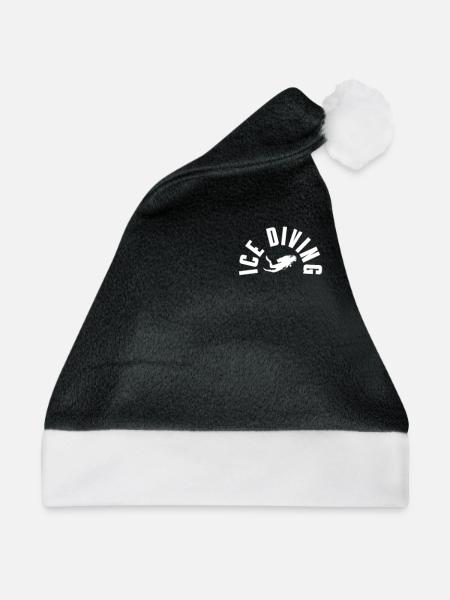 Eistauchen Taschendesign - Weihnachtsmütze - Schwarz/Weiß - Vorne