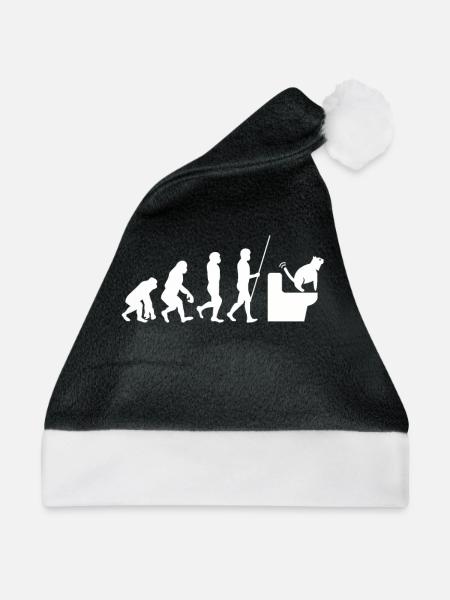 I Poop A Lot - Weihnachtsmütze - Schwarz/Weiß