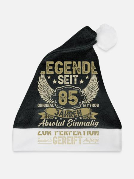 Legende seit 85 Jahren - Weihnachtsmütze - Schwarz/Weiß