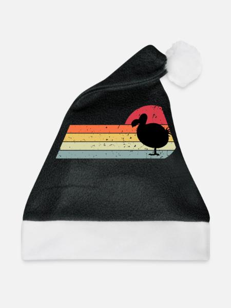 Dodo - Weihnachtsmütze - Schwarz/Weiß - Vorne