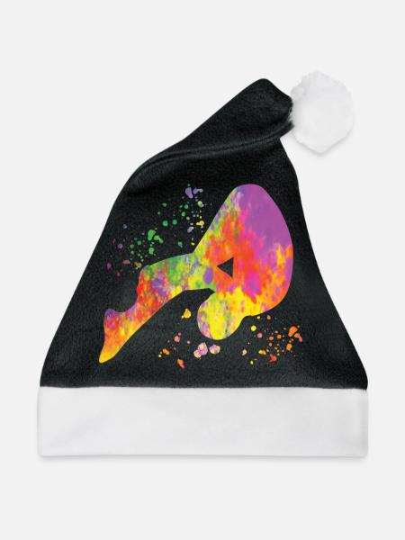 Turmspringen Synchronspringen Kunstspringen - Weihnachtsmütze - Schwarz/Weiß