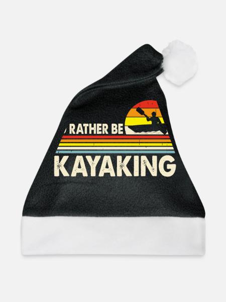 Kajak - Weihnachtsmütze - Schwarz/Weiß
