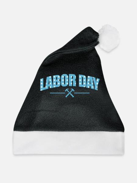 Labor Day USA - Weihnachtsmütze - Schwarz/Weiß