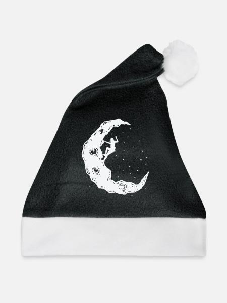 Halbmond Bouldern - Weihnachtsmütze - Schwarz/Weiß