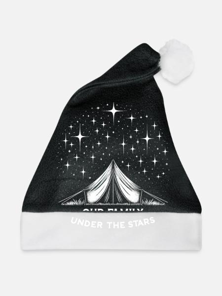 Scout Camping Outdoor Lagerfeuer Wandern - Weihnachtsmütze - Schwarz/Weiß