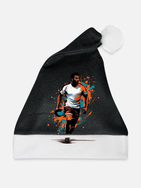 Handballspieler Streetwear Ikonischer Style - Weihnachtsmütze - Schwarz/Weiß
