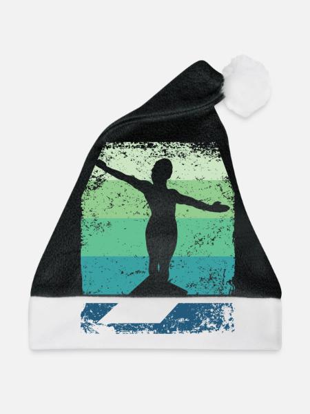 Synchronisierter Wassertaucher High Diver - Weihnachtsmütze - Schwarz/Weiß