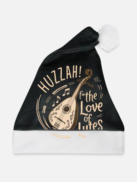 Renaissance-jahrmarkt-outfit Mittelalterlicher - Weihnachtsmütze - Schwarz/Weiß - Vorne