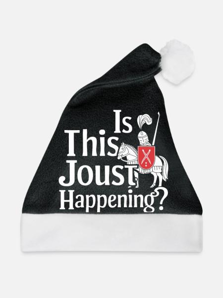 Renaissance-jahrmarkt-outfit Mittelalterlicher - Weihnachtsmütze - Schwarz/Weiß - Vorne