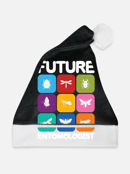 Future Entomologist - Weihnachtsmütze - Schwarz/Weiß