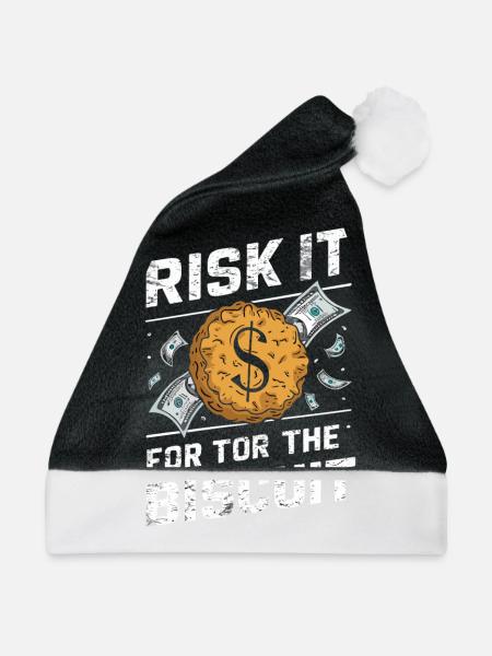 Börsenhändler, Forex-händler, Anlegerhandel - Weihnachtsmütze - Schwarz/Weiß - Vorne