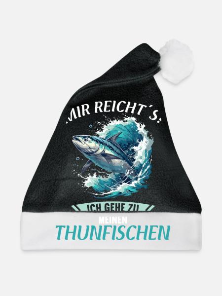 Tuna Thunfische Thunfisch - Weihnachtsmütze - Schwarz/Weiß