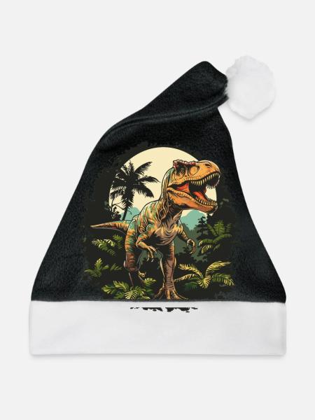 Allosaurier Allosaurus - Weihnachtsmütze - Schwarz/Weiß