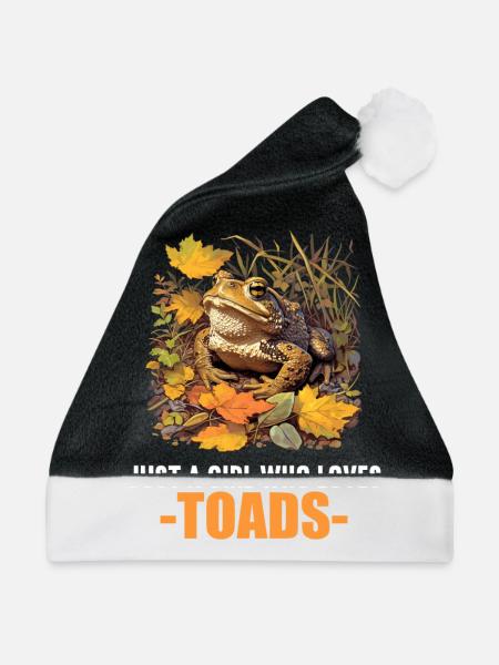 Toad Kröten Kröte - Weihnachtsmütze - Schwarz/Weiß