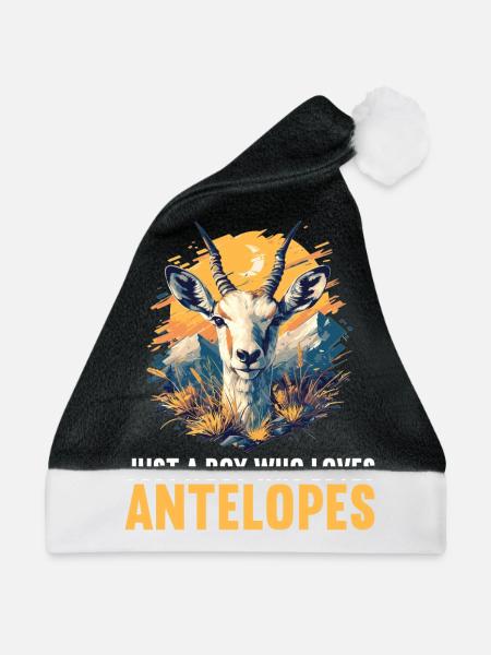 Antelope Antilopen Antilope - Weihnachtsmütze - Schwarz/Weiß