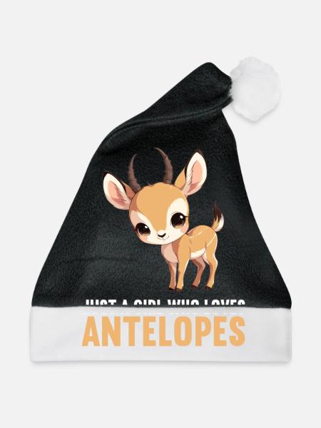 Antelope Antilopen Antilope - Weihnachtsmütze - Schwarz/Weiß
