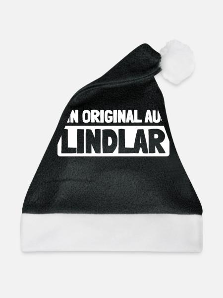 Deutsche Stadt Lindlar Nordrheinwestfalen - Weihnachtsmütze - Schwarz/Weiß