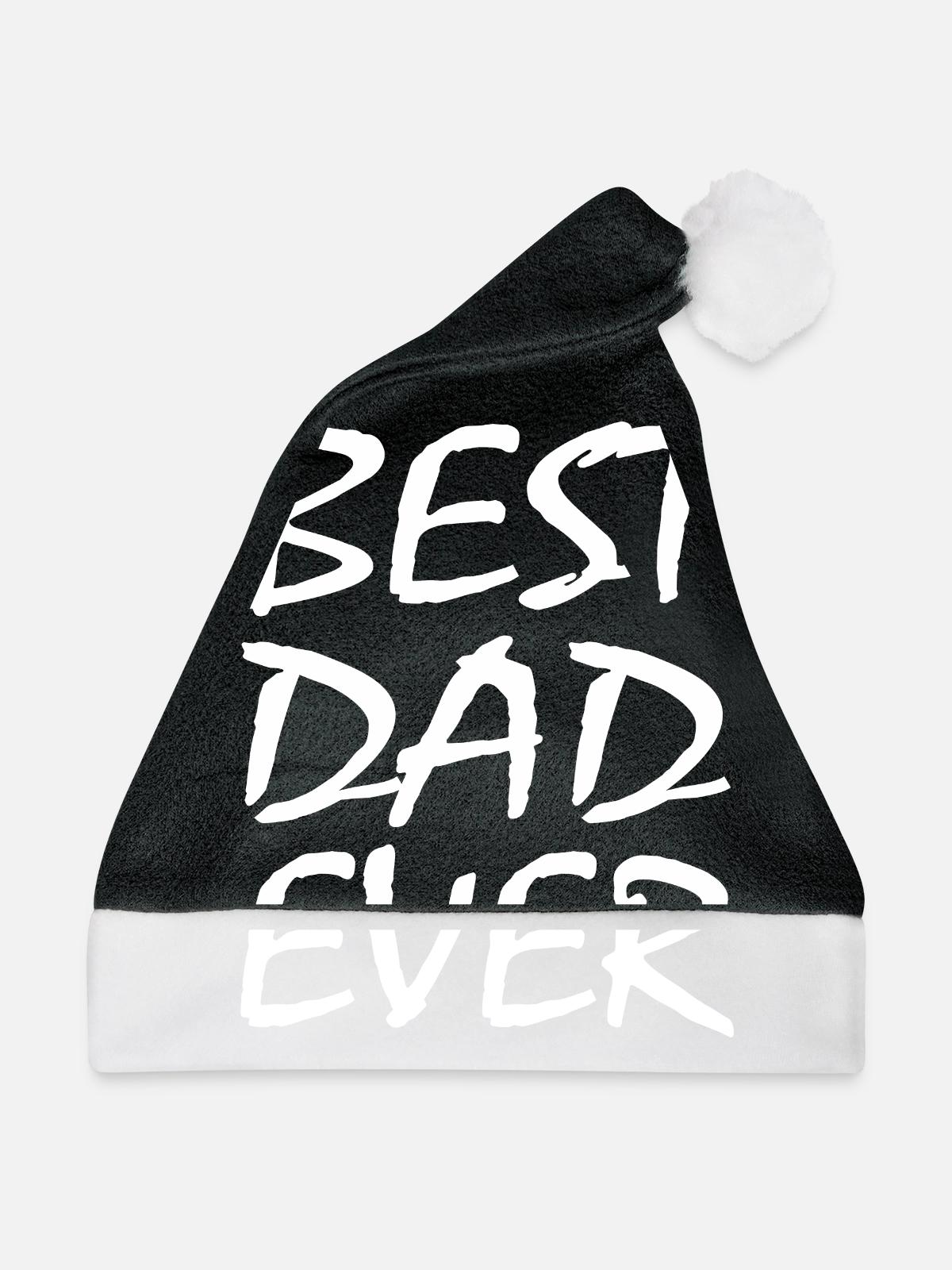 Bester vater - Weihnachtsmütze - Schwarz/Weiß - Vorne