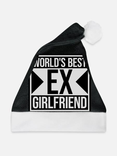 worlds best ex girlfriend - Weihnachtsmütze - Schwarz/Weiß