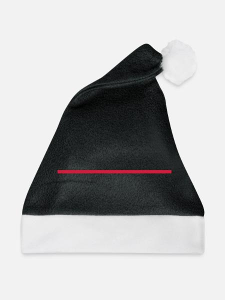 strich - Weihnachtsmütze - Schwarz/Weiß - Vorne