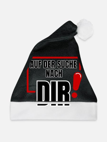 Auf der Suche nach Dir - Weihnachtsmütze - Schwarz/Weiß
