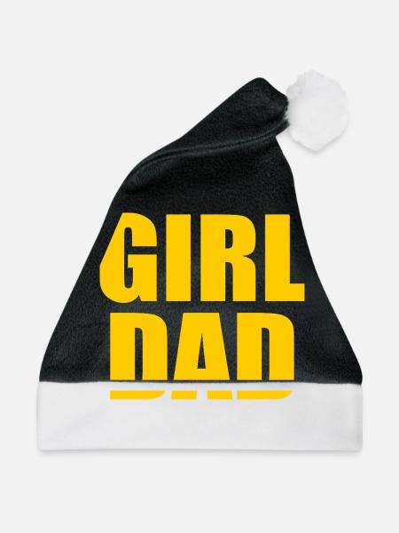 Girl dad - Weihnachtsmütze - Schwarz/Weiß