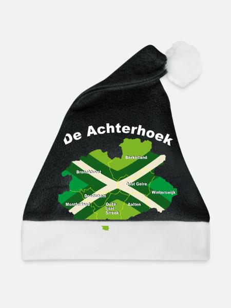 Textgliederung Achterhoek - Weihnachtsmütze - Schwarz/Weiß