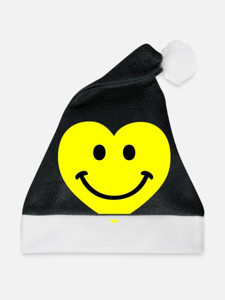 smiley smiling heart - Weihnachtsmütze - Schwarz/Weiß