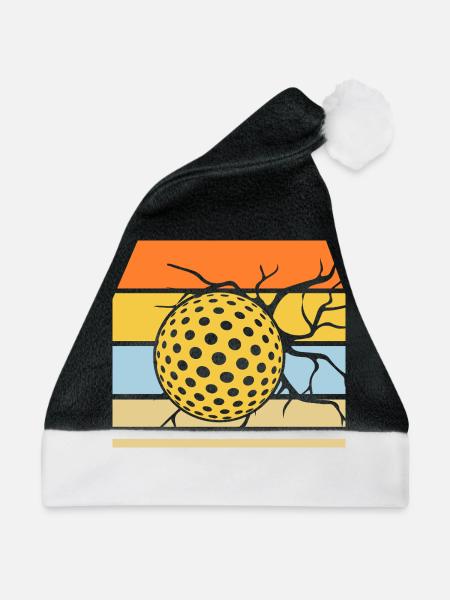 Golfspieler Golf - Weihnachtsmütze - Schwarz/Weiß