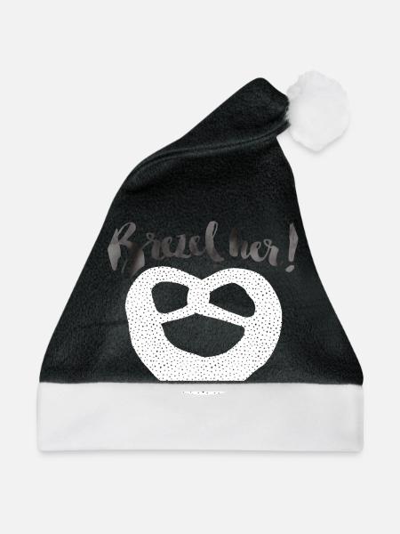 Brezel Her! Dotties - Weihnachtsmütze - Schwarz/Weiß
