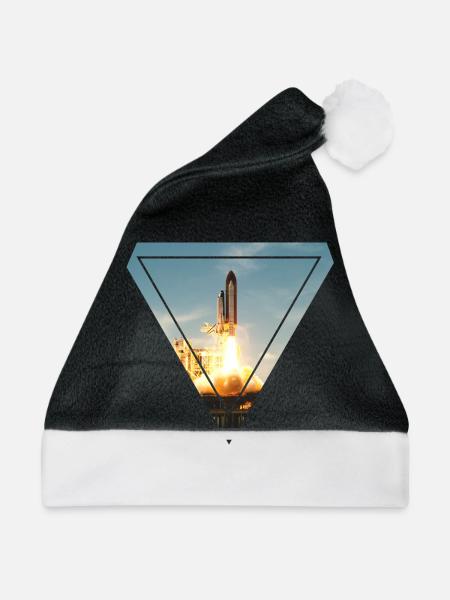 Space Shuttle - Weihnachtsmütze - Schwarz/Weiß