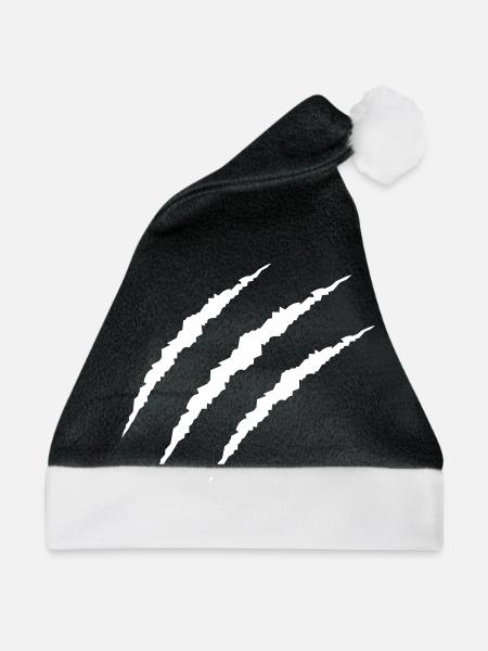 Krallen - Weihnachtsmütze - Schwarz/Weiß